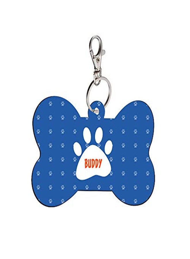 Sky Trends Bone Shape Collar Locket/Pendant for Dogs & Puppy -618, Multicolour, Medium, 1 Count - Buddy